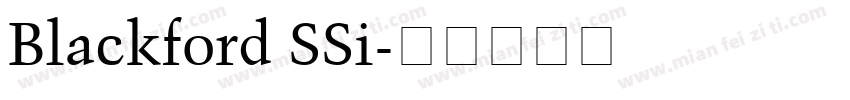 Blackford SSi字体转换